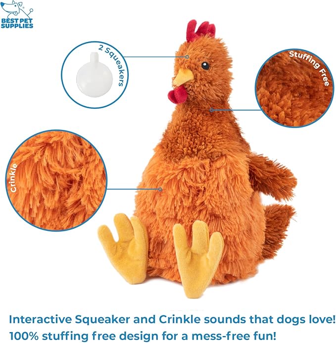 Best Pet Supplies Interactive Squeaky Dog Chew Toy, Ideal Dog Toys - Image 2