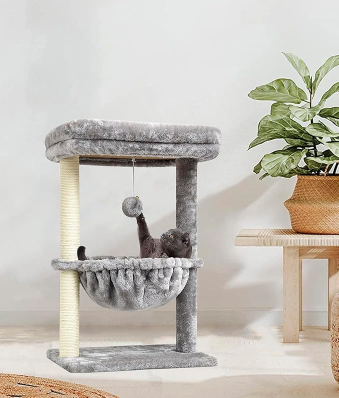SYANDLVY Small Cat Tree for Indoor Cats, Activity Cat Tower - Image 2