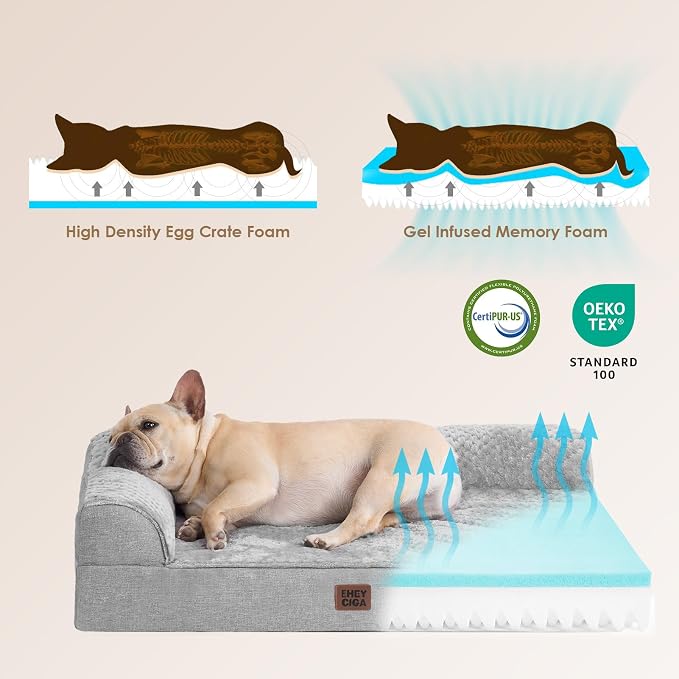 EHEYCIGA Large Dog Bed Memory Foam - Image 4