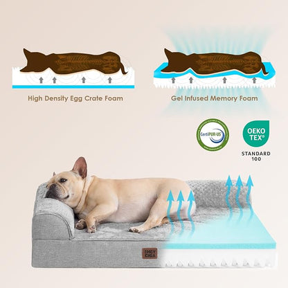 EHEYCIGA XL Dog Bed Memory Foam - Image 4