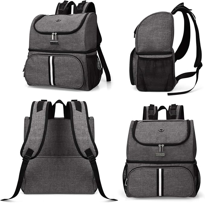 BAGLHER Pet Travel Bag, Double-Layer Pet Supplies Backpack, Pet Travel Backpack - Image 2