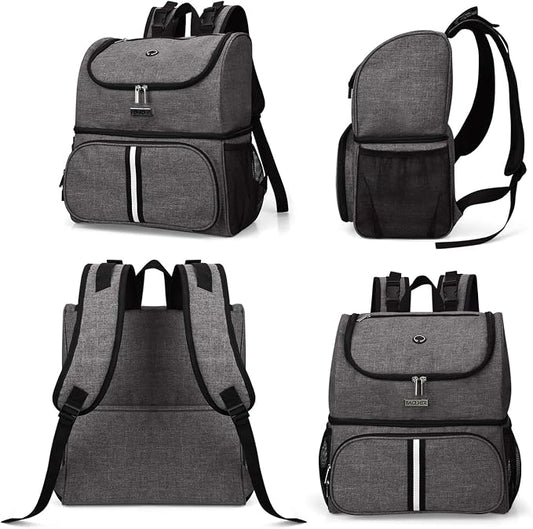 BAGLHER Pet Travel Bag, Double-Layer Pet Supplies Backpack, Pet Travel Backpack - Image 2