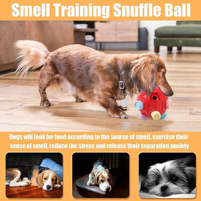 Dog Snuffle Ball-Interactive Puzzle Dog Toys Encourage Natural Foraging Skills - Image 4