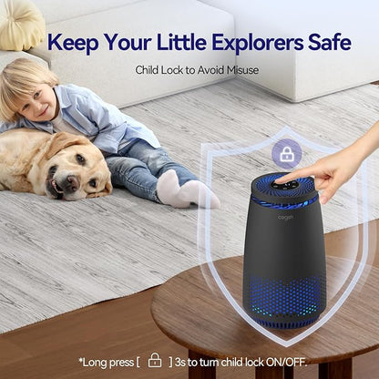 Air Purifiers for Home Bedroom, 3-in-1 HEPA Filter for Pets Dander Dust Pollen - Image 6