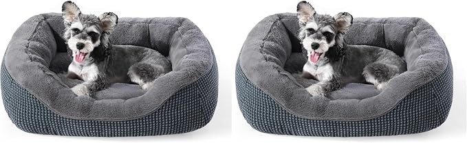 INVENHO Small Dog Bed for Small Dogs, Cat Beds for Indoor Cats Washable by INVENHO