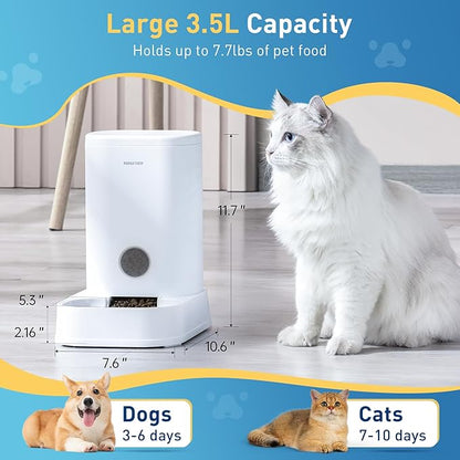 PAWGETHER® Gravity Cat Feeder, Self-Dispensing Dog Food Dispenser, Pet Food - Image 4