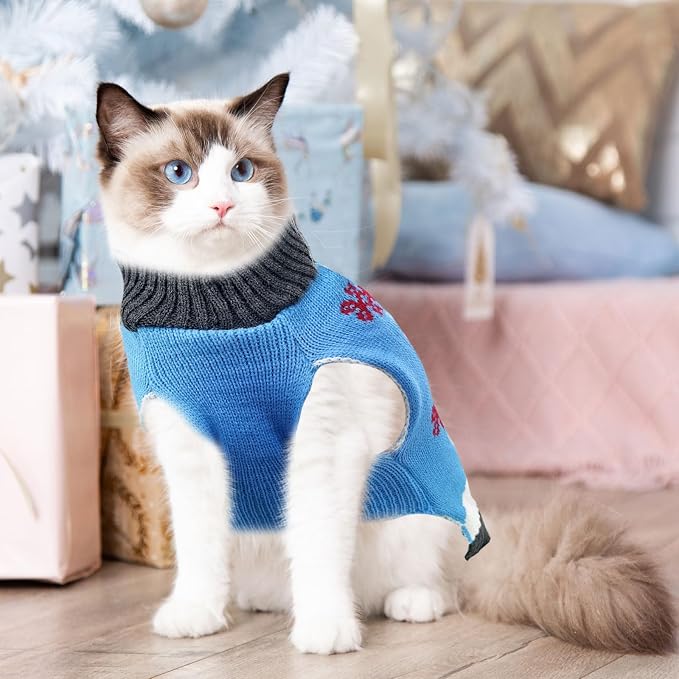 Pet Christmas Dog Sweaters Cute Animal Snowman Printed Puppy Xmas Costumes - Image 8