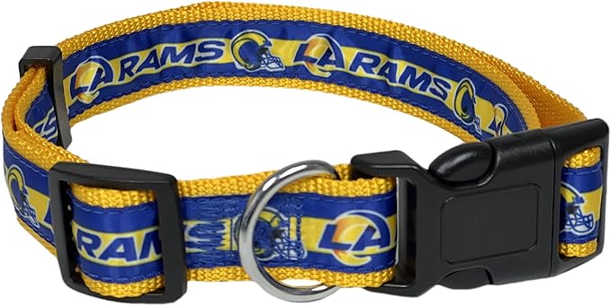 NFL PET Collar Los Angeles Rams Dog Collar, Medium Football Team Collar - Image 2
