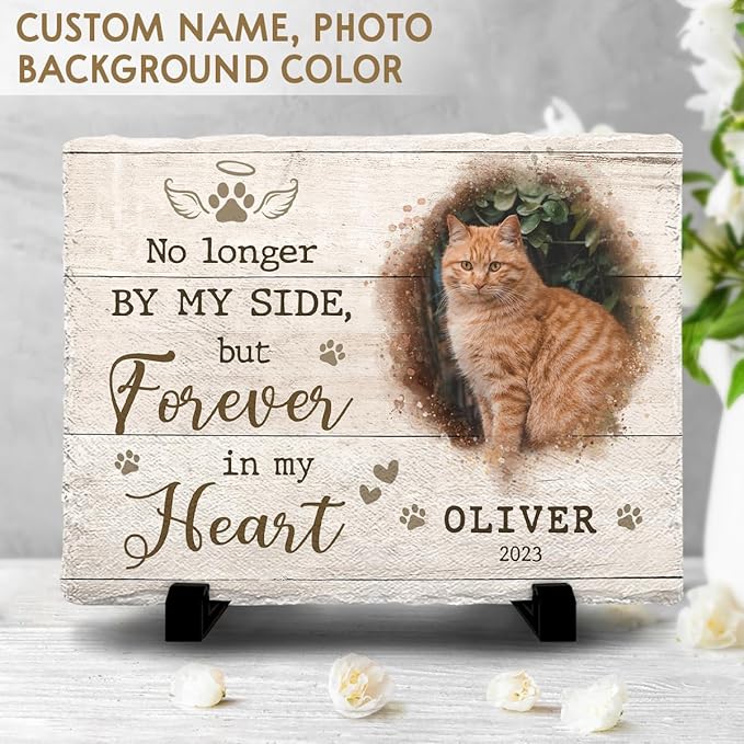 Personalized Rectangle-Shaped Memorial Rock - Image 2