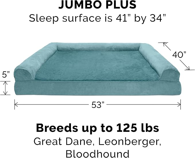Furhaven Orthopedic Dog Bed for Large Dogs w/ Removable Bolsters & Washable - Image 2