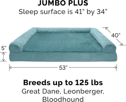 Furhaven Orthopedic Dog Bed for Large Dogs w/ Removable Bolsters & Washable - Image 2