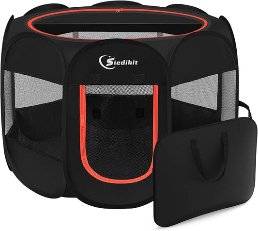 Dog Playpen, Puppy Pet Playpens Indoor by Siedihit