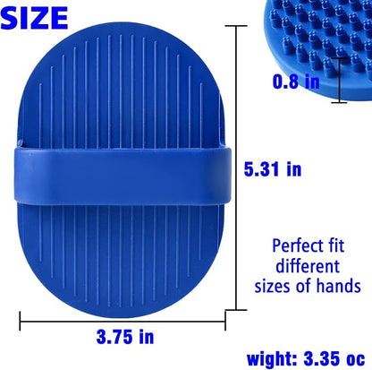 Dog Grooming Brush, Dog Shampoo Bath Brush Shedding Soothing Massage Rubber Comb - Image 6