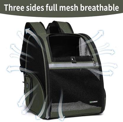 Cat Backpack Carrier for Small Dogs and Medium cat Puppy Kitten Bunny Pet - Image 2