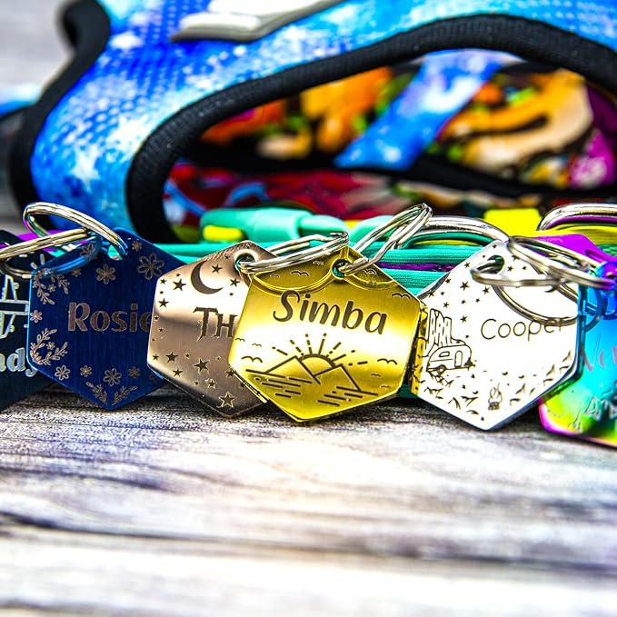 Personalized Dog Tag with 5 Lines of Custom Deep Engraved Durable Stainless - Image 2