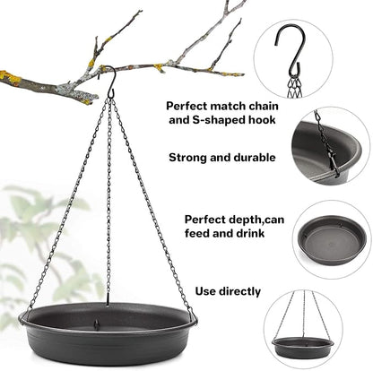 Hanging Bird Bath Hanging Bird-Feeder - Image 3