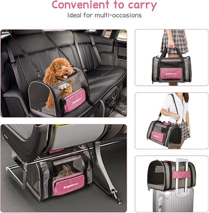 BurgeonNest Cat Carriers for Medium Puppy Under 25 lbs, Pet Carrier for Cats - Image 7