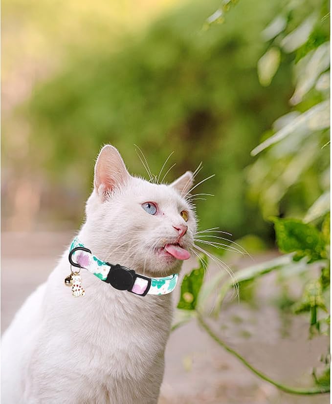 St Patrick's Day Cat Collar-2 Pack Cat Collars Trefoil Cat Collar Breakaway - Image 5