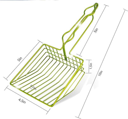 DHXYZZB Cat Litter Scoop, Metal Cat Litter Scooper Kitty Poop Scooper Stand - Image 5