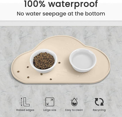 Ptlom Silicone Pet Placemat for Dogs and Cats, Non-Slip Waterproof Dog Feeding - Image 8