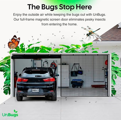 UnBugs Garage Screen Doors for 2 Car Garage - Image 2