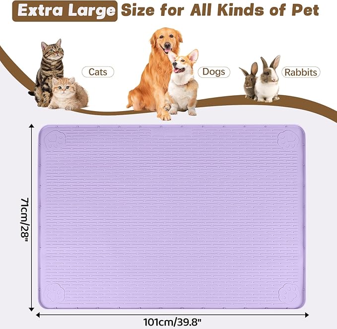 Cat Food Mat, Floor Protection - Image 2
