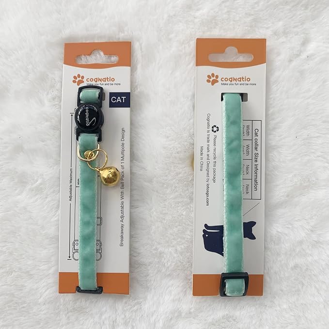 Safety Quick Release Cat Collars, Double Velvet - Image 2