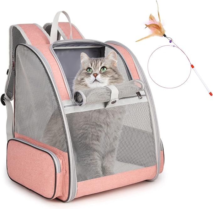 Cat Backpack Carrier, Large Pet Backpack by SSAWcasa