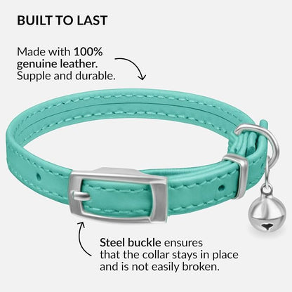 CollarDirect Leather Cat Collar - Image 2