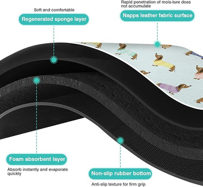 Dachshund Dog Food & Water Mat, Pet Feeding Mat - Image 6