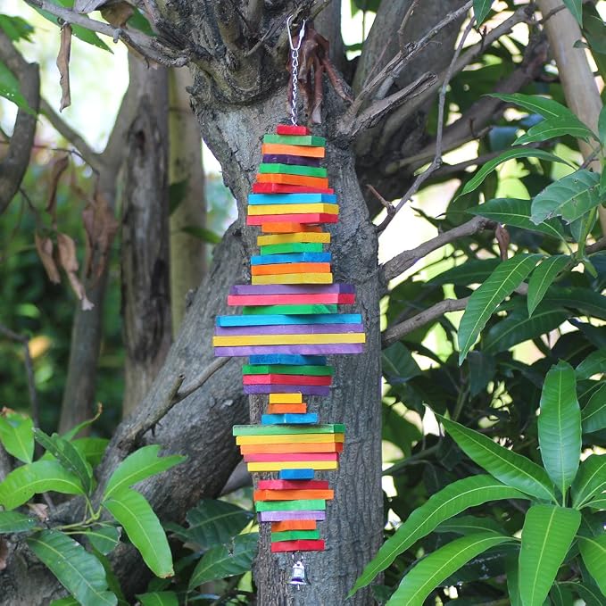 Bird Chewing Toy Large Medium Parrot Cage Bite Toys African Grey Macaws - Image 7