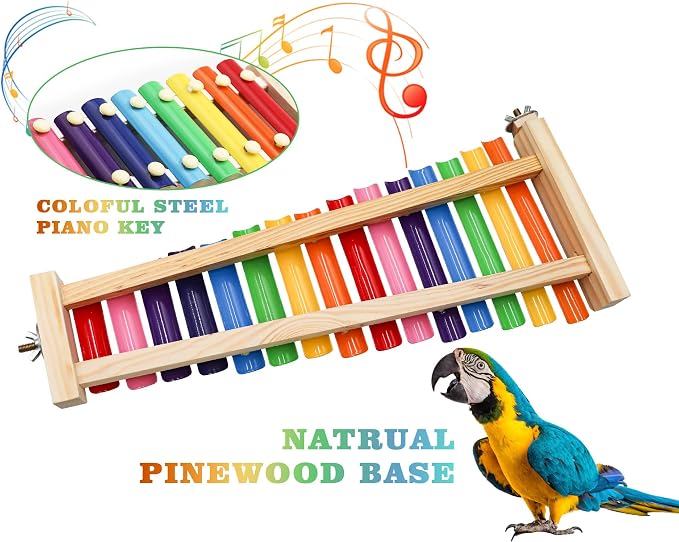 Dnoifne Colorful Bird Xylophone Toy, Funny Xylophone Toy - Image 4
