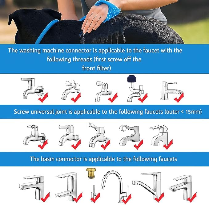 Dog Shower & Grooming Glove – 2-in-1 Pet Bathing Tool - Image 4