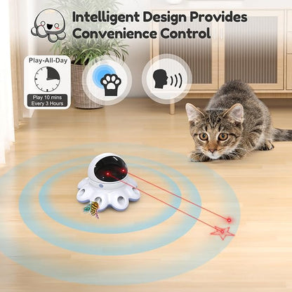 ORSDA Cat Laser Toy, 2-in-1 Interactive Automatic Motion Activated Moving 8 - Image 5