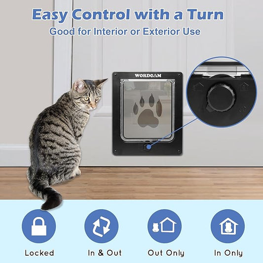 Wordcam X-Large Cat Door, Strong Cat Door - Image 2