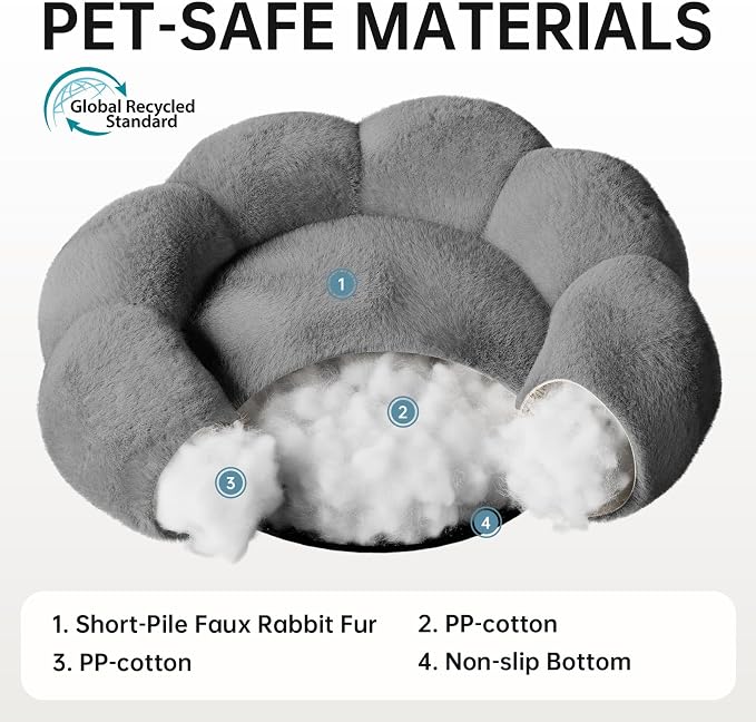 OhGeni 24 inches Calming Donut Dog & Cat Bed - Image 6