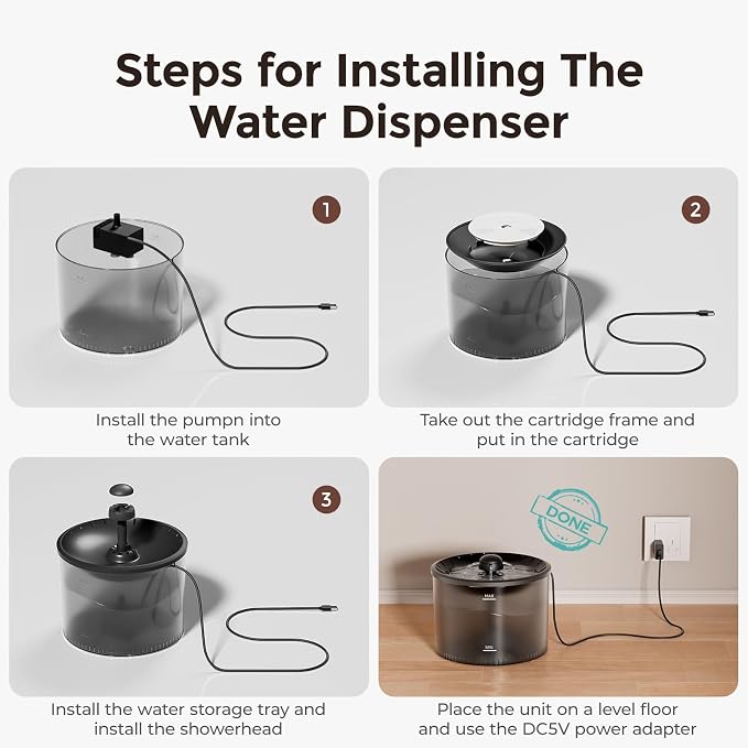 IMIPAW Automatic Cat Feeder 5G WiFi and Water Dispenser, Timed Dry Food - Image 9