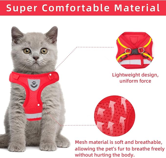 Cat Vest Harness and Small Dog Vest Harness - Image 2