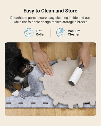 DownyPaws Cat House for Indoor Cats, Cat Bed Cave for Multiple & Large Cats Up - Image 7