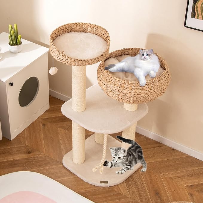 PETSITE 41 Inch Modern Cat Tree - Image 2