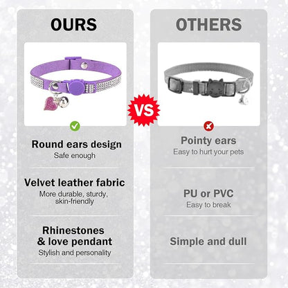 Rhinestone Cat Collar Breakaway - Image 3