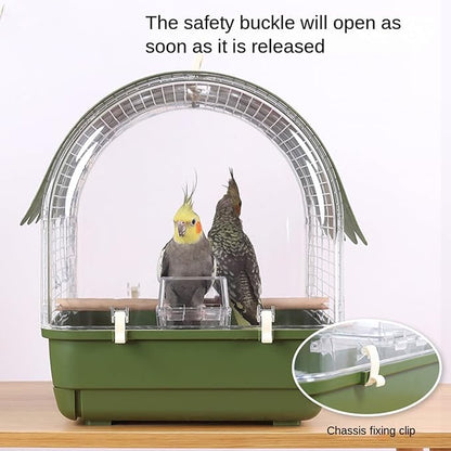 Travel Bird Cage | Portable Sunproof Bird Travel Carrier | Parakeet Carrying - Image 4