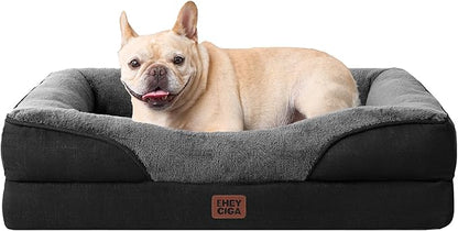 EHEYCIGA Orthopedic Dog Bed for Medium Dog, Waterproof Liner & Washable by EHEYCIGA