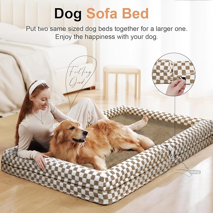 Large Dog Bed Orthopedic Washable: Beds Bolster XL Bed Big XLarge Dogs Egg - Image 3