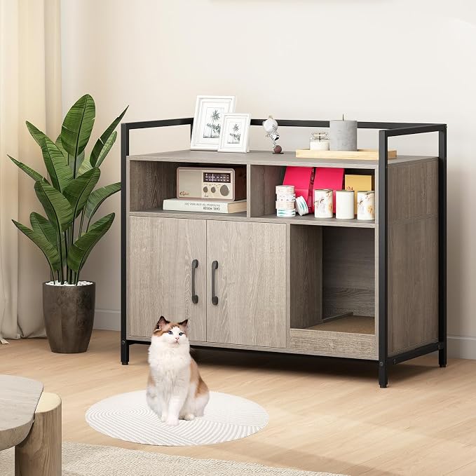 Giantex Cat Litter Box Enclosure - Image 9
