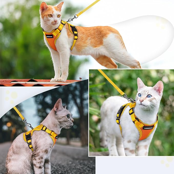 rabbitgoo Cat Harness and Leash Set, Escape Proof Soft Adjustable Vest Harnesses - Image 8