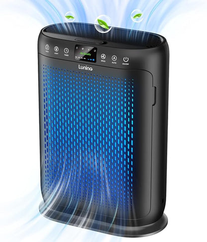 Air Purifiers for Home Large Room up to 2400sq.ft, LUNINO H13 HEPA Air Filter by LUNINO