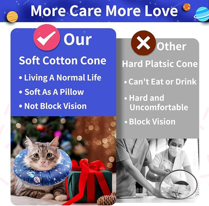 Kitten Cones After Surgery Extra Small Waterproof Cone Collar Soft to Stop - Image 6