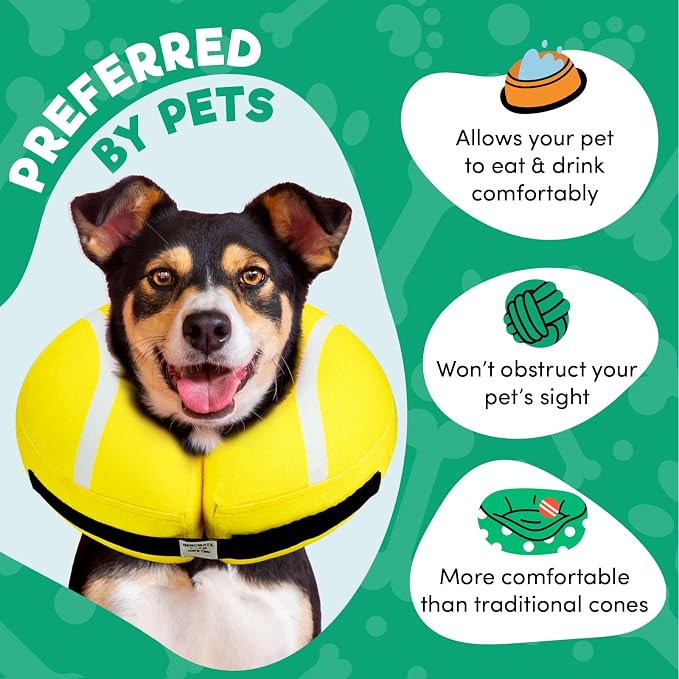 BENCMATE Inflatable Dog Cone Collar Alternative, Soft Dog Cone - Image 3