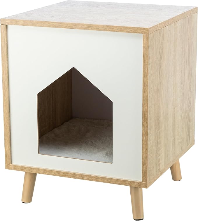 Trixie Isa Indoor Cat Condo, Modern Cat Bed Side Table & Nightstand, Cat by TRIXIE